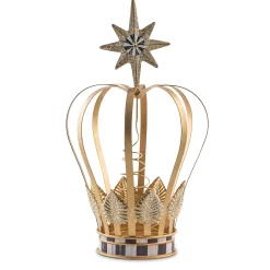 MacKenzie-Childs Glam Up Crown Tree Topper| Holiday|Room Accents