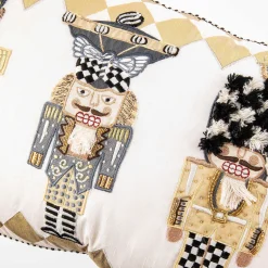 MacKenzie-Childs Glam Up Nutcracker Lumbar Pillow| Holiday|Pillows, Throws, & Cushions