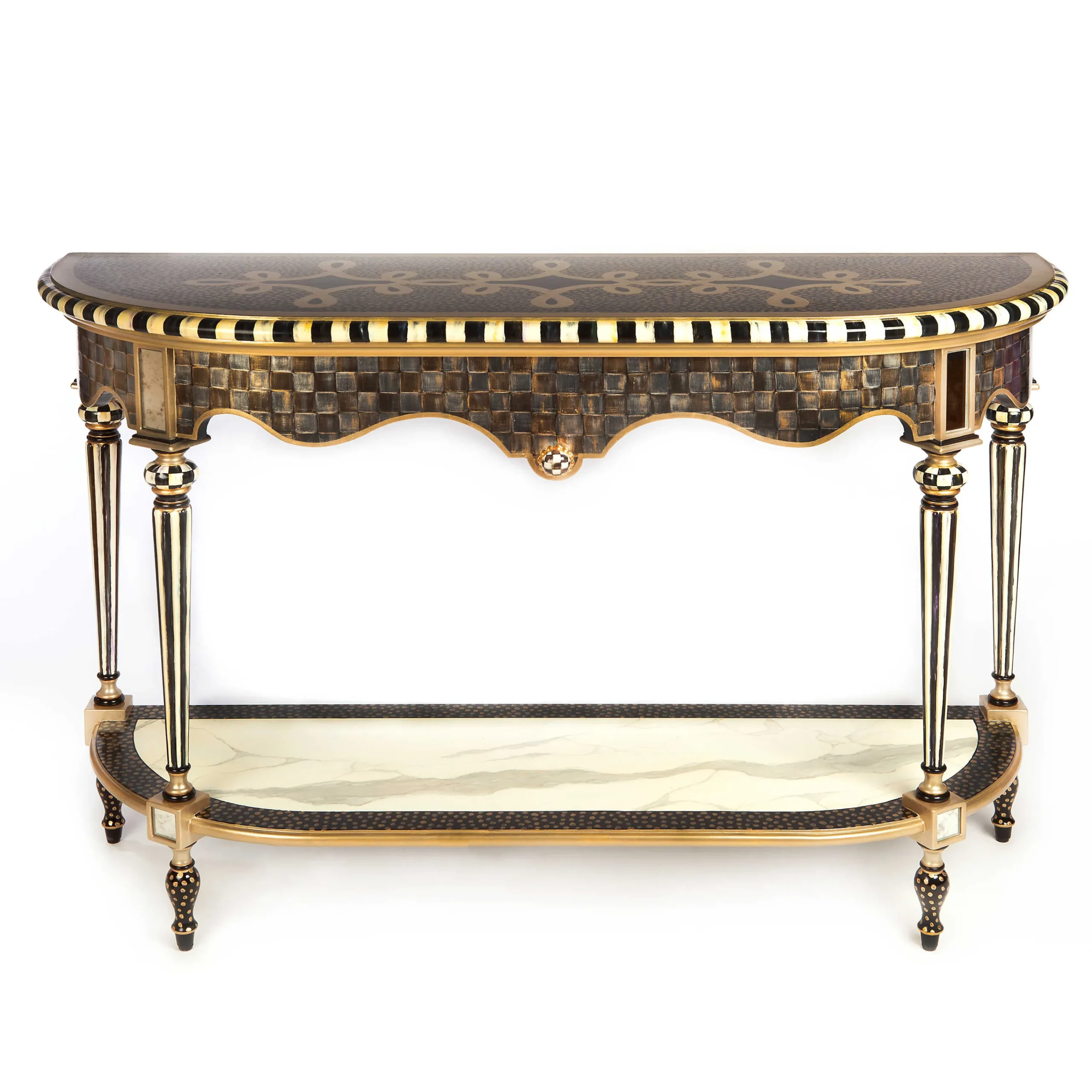 MacKenzie-Childs Golden Hour Cocktail Console Table| Entryway Furniture|Living Room