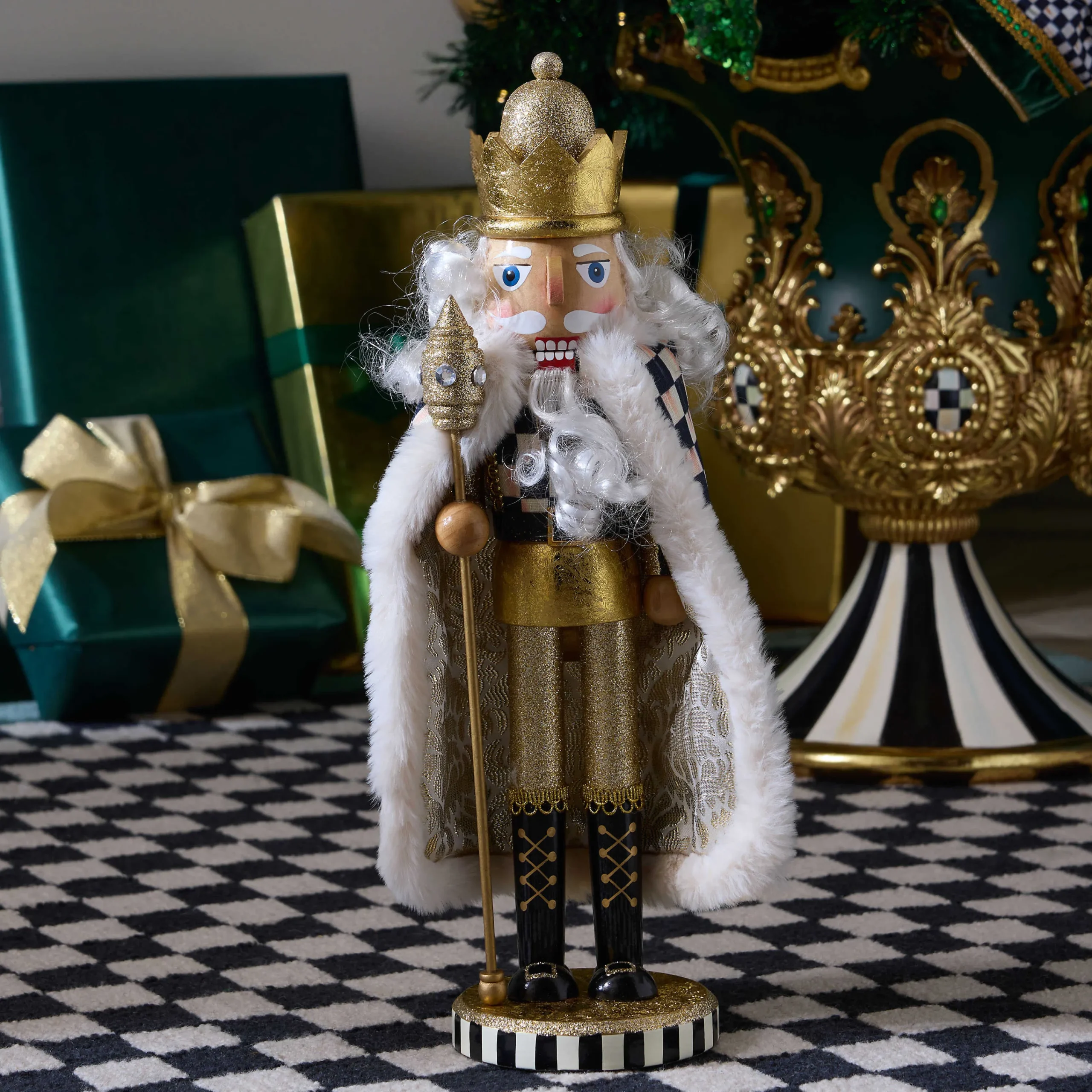 MacKenzie-Childs Golden Hour Nutcracker| Room Accents
