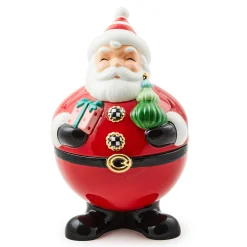 MacKenzie-Childs Granny Kitsch Santa Cookie Jar| Holiday|Room Accents