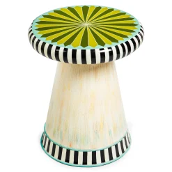 MacKenzie-Childs Green Large Outdoor Toadstool| Outdoor|Spring