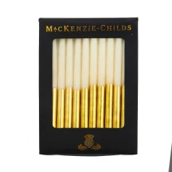 MacKenzie-Childs Hanukkah Gold Candle Set| Holiday|Candles & Fragrances