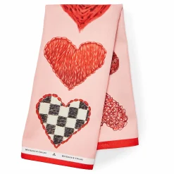 MacKenzie-Childs Heart Dish Towel| Kitchen & Table Linens