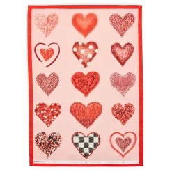 MacKenzie-Childs Heart Dish Towel| Kitchen & Table Linens