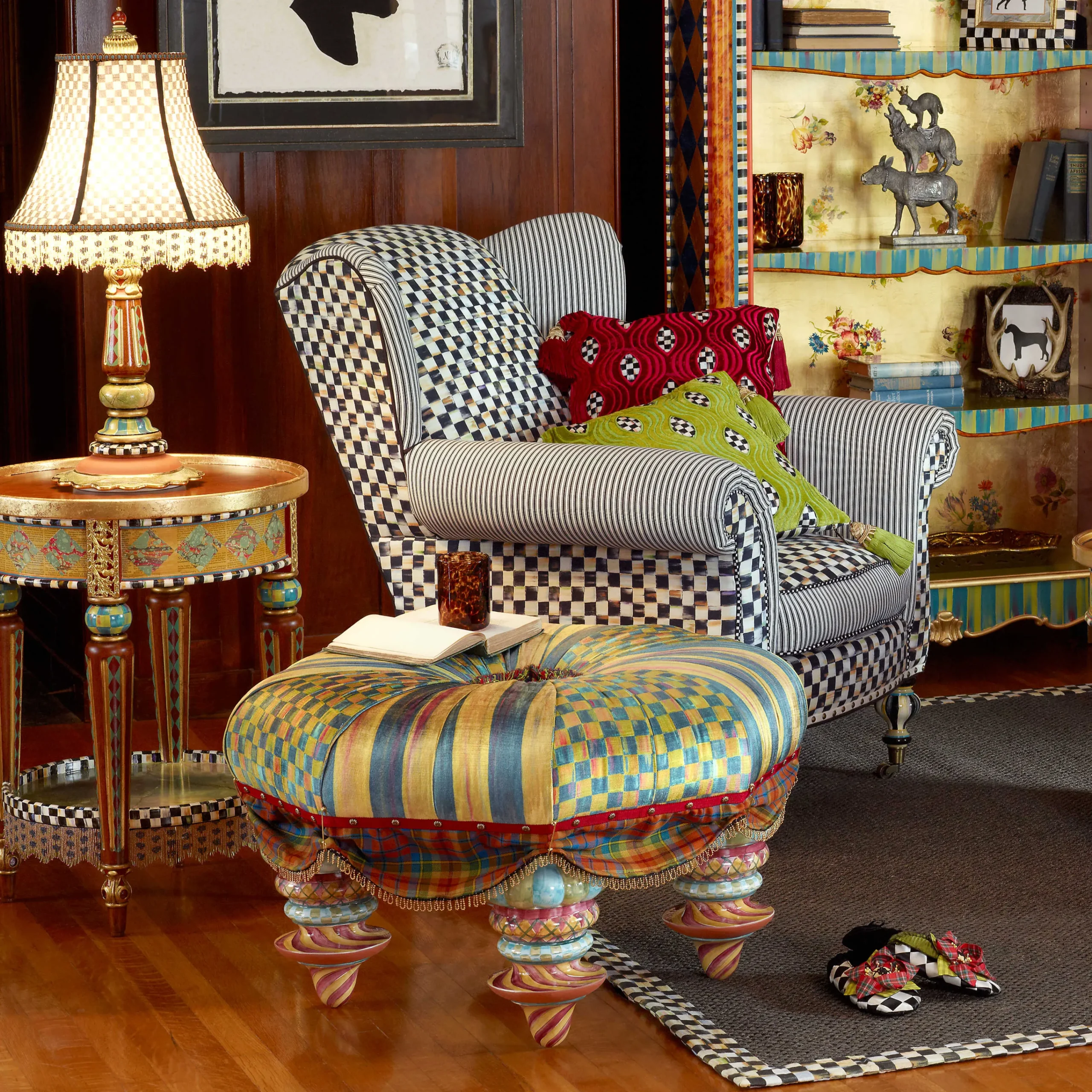 MacKenzie-Childs Highland Table Lamp| Room Accents|Lighting