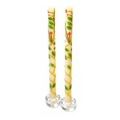 MacKenzie-Childs Holly Dinner Candles, Set of 2| Holiday|Candles & Fragrances