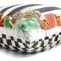 MacKenzie-Childs Holly Stripe Throw Pillow| Holiday|Pillows, Throws, & Cushions