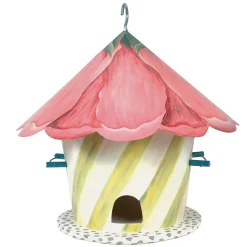 MacKenzie-Childs Hollyhock Birdhouse| Spring|Outdoor