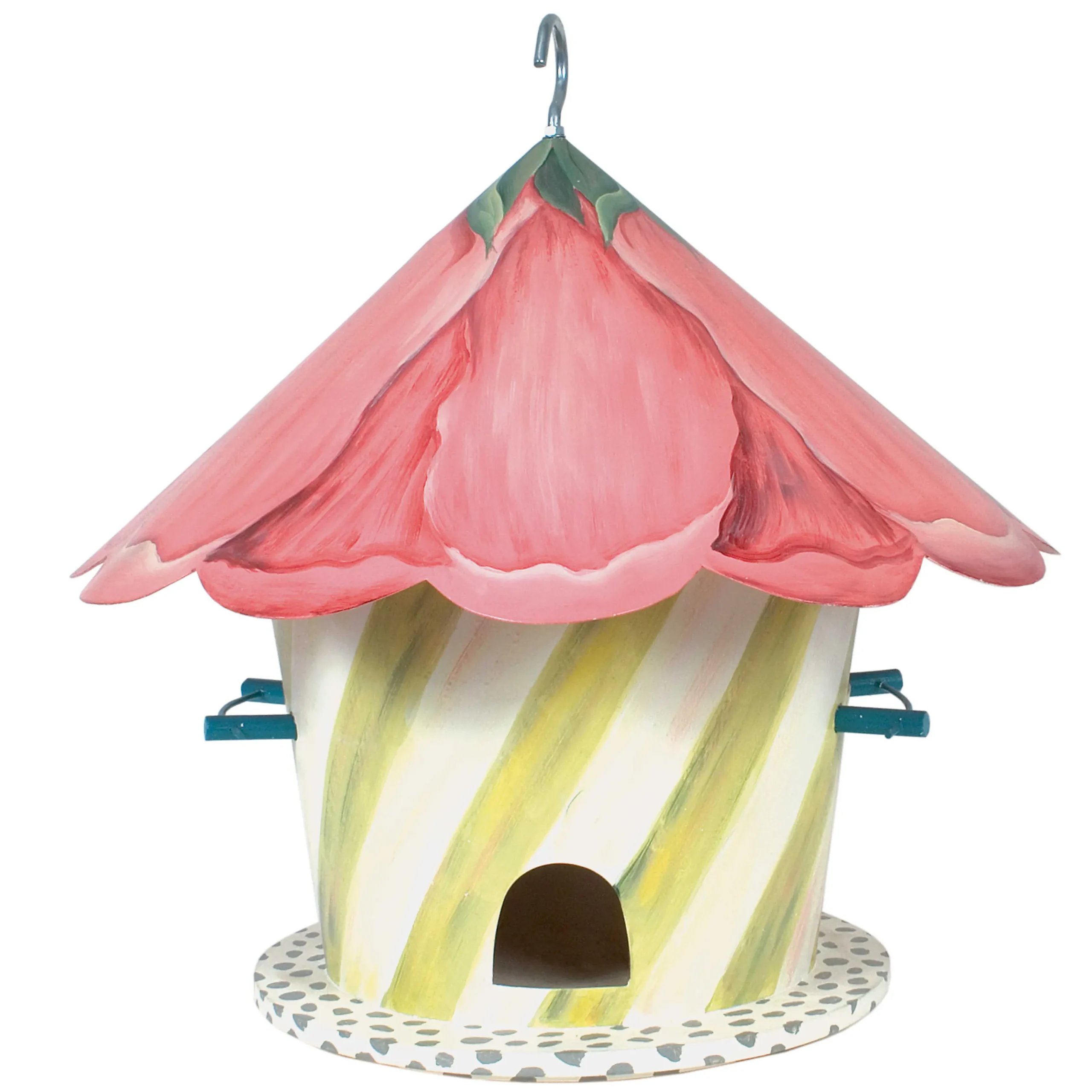 MacKenzie-Childs Hollyhock Birdhouse| Spring|Outdoor