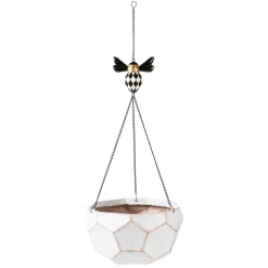 MacKenzie-Childs Honeycomb Hanging Planter| Spring|Greenery & Florals