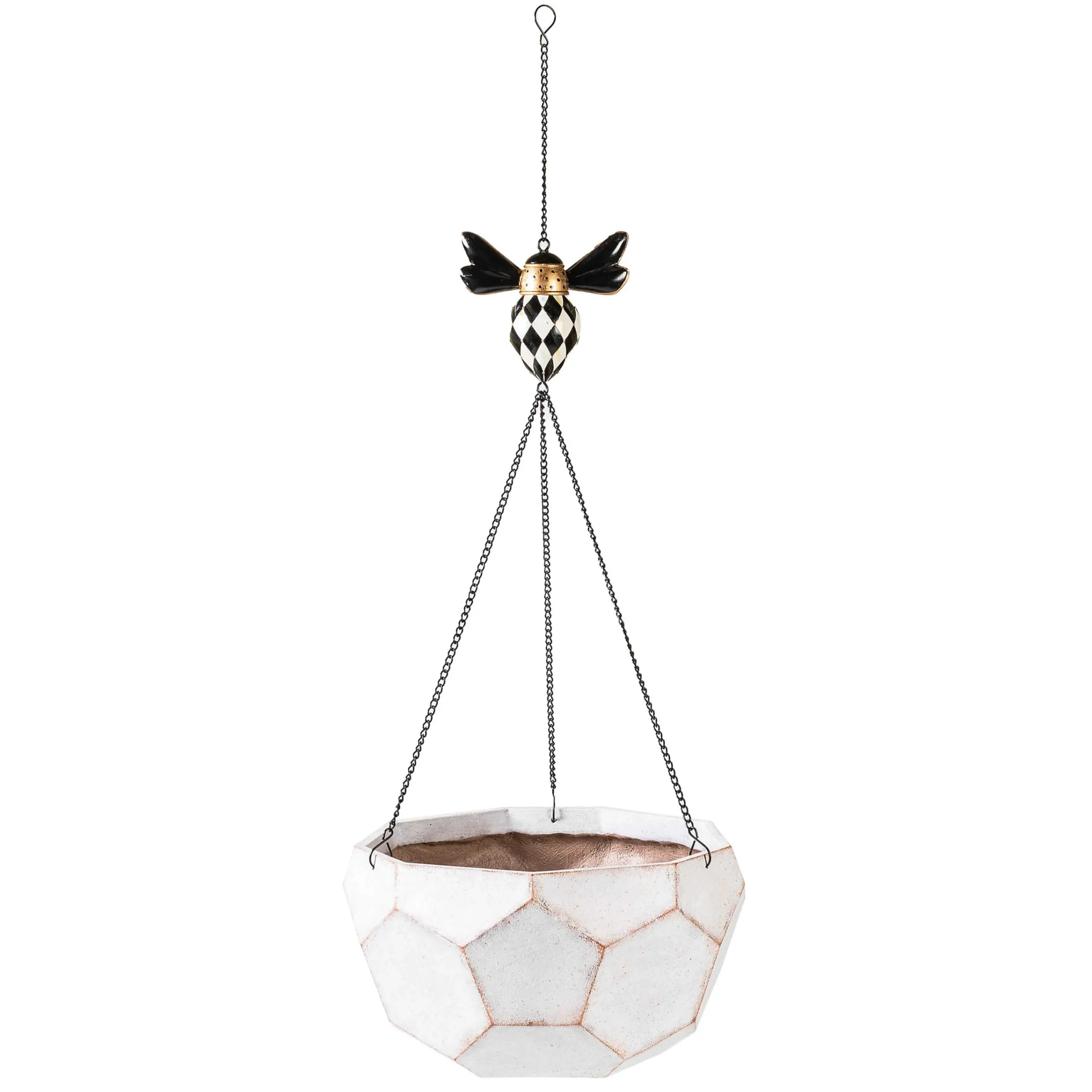 MacKenzie-Childs Honeycomb Hanging Planter| Spring|Greenery & Florals