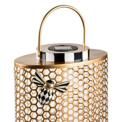 MacKenzie-Childs Honeycomb Large Tin Solar Lantern| Spring|The Fall Shop