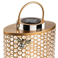 MacKenzie-Childs Honeycomb Small Tin Solar Lantern| Spring|The Fall Shop