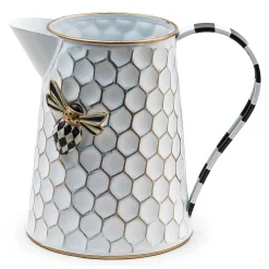 MacKenzie-Childs Honeycomb Tin Watering Can| Spring|Greenery & Florals