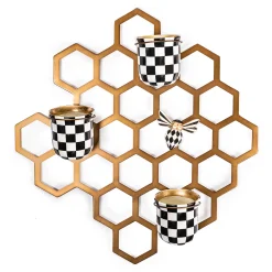 MacKenzie-Childs Honeycomb Wall Planter| Spring|Greenery & Florals