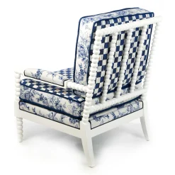 MacKenzie-Childs Indigo Villa Outdoor Chair| Outdoor|Spring