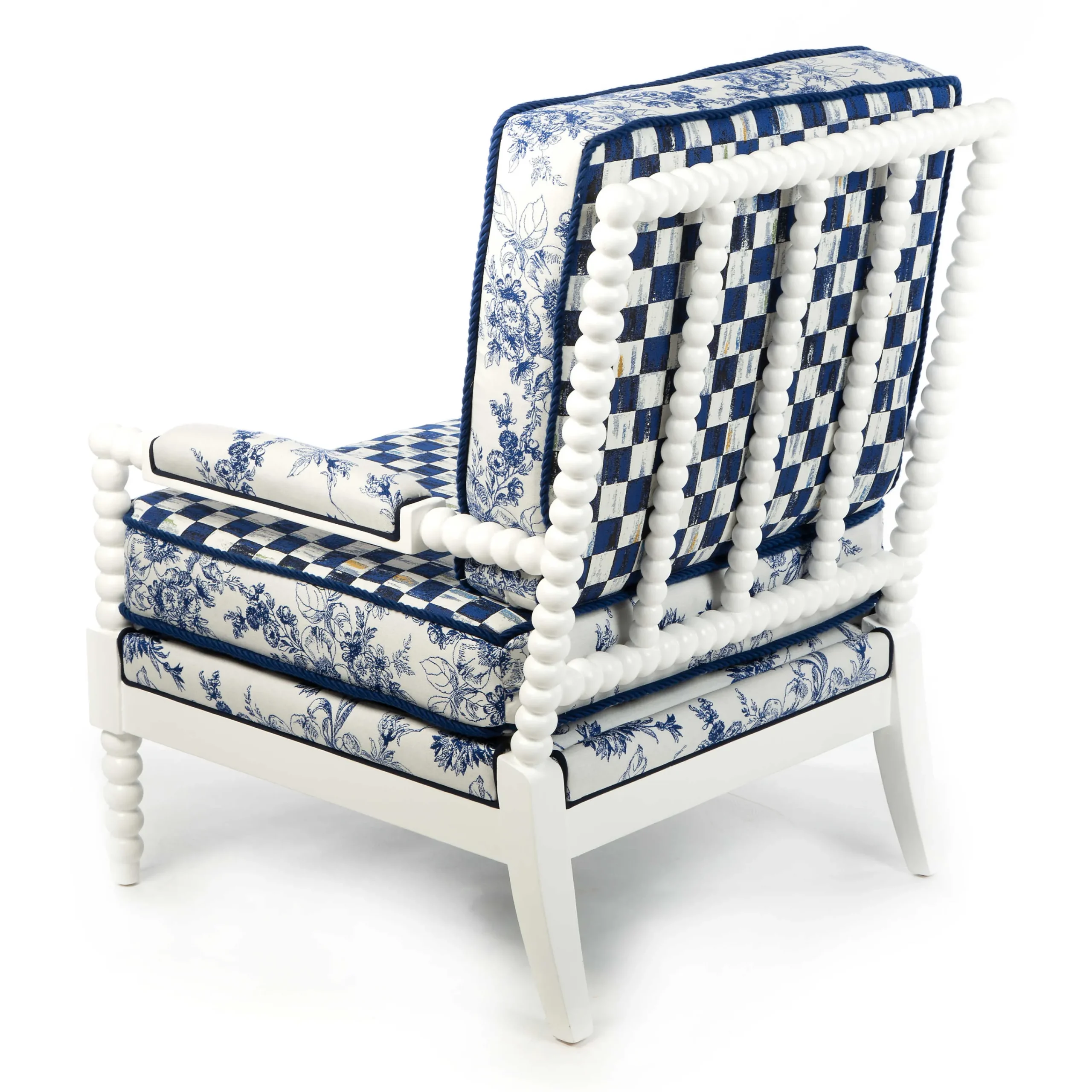 MacKenzie-Childs Indigo Villa Outdoor Chair| Outdoor|Spring