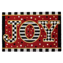 MacKenzie-Childs Joy Entrance Mat| Holiday|Rugs