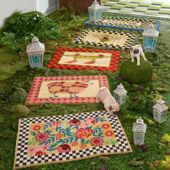 MacKenzie-Childs Kira's Garden Entrance Mat| Spring|Outdoor
