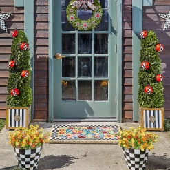 MacKenzie-Childs Kira's Garden Entrance Mat| Spring|Outdoor