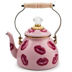 MacKenzie-Childs Kiss Me 2 Quart Tea Kettle| Fall Entertaining|Tea Kettles