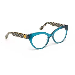 MacKenzie-Childs Kitty Readers - Turquoise - x1.5| Accessories