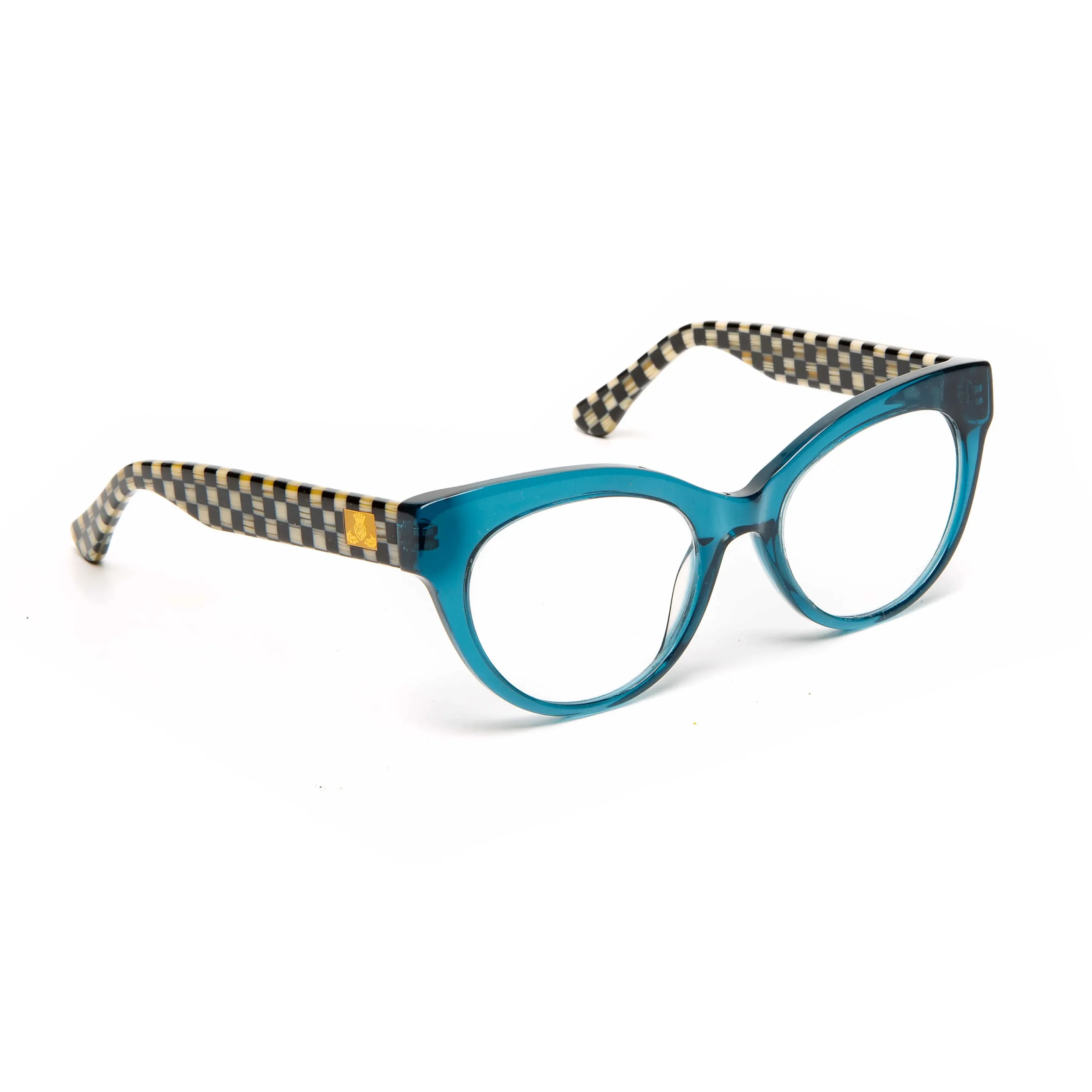 MacKenzie-Childs Kitty Readers - Turquoise - x2.5| Accessories