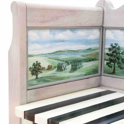 MacKenzie-Childs Landscape Blanket Bench| Storage Furniture|Entryway Furniture