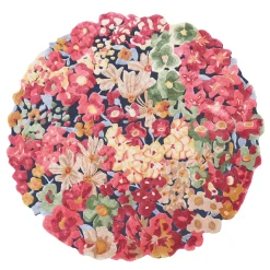MacKenzie-Childs Laura's Flowers 6' Round Rug| Rugs