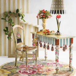 MacKenzie-Childs Light Flower Basket Side Chair| Dining Room & Kitchen