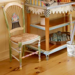 MacKenzie-Childs Light Flower Basket Side Chair| Dining Room & Kitchen