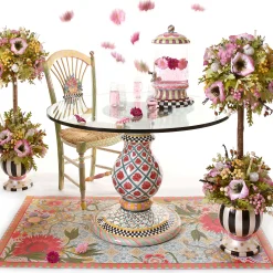 MacKenzie-Childs Light Flower Basket Side Chair| Dining Room & Kitchen