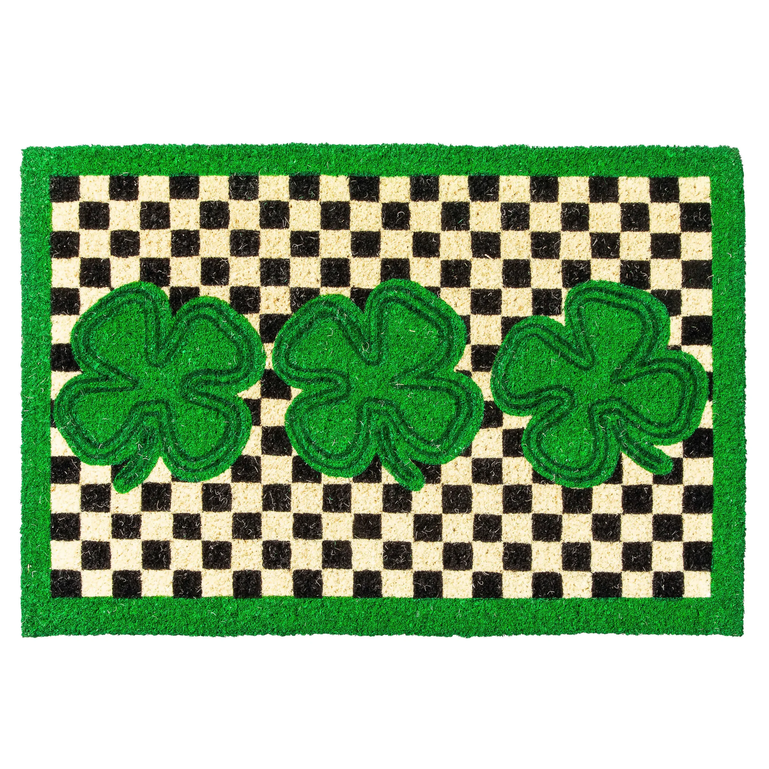 MacKenzie-Childs Lucky Clover Entrance Mat| Spring|Outdoor