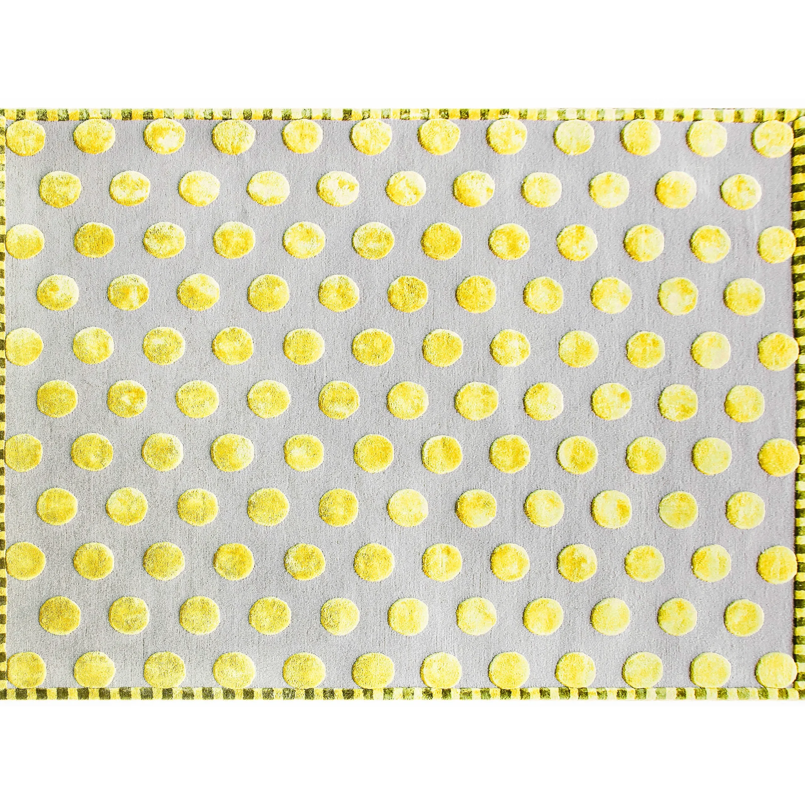 MacKenzie-Childs Macro Dot Chartreuse Rug - 8' x 10'| Rugs