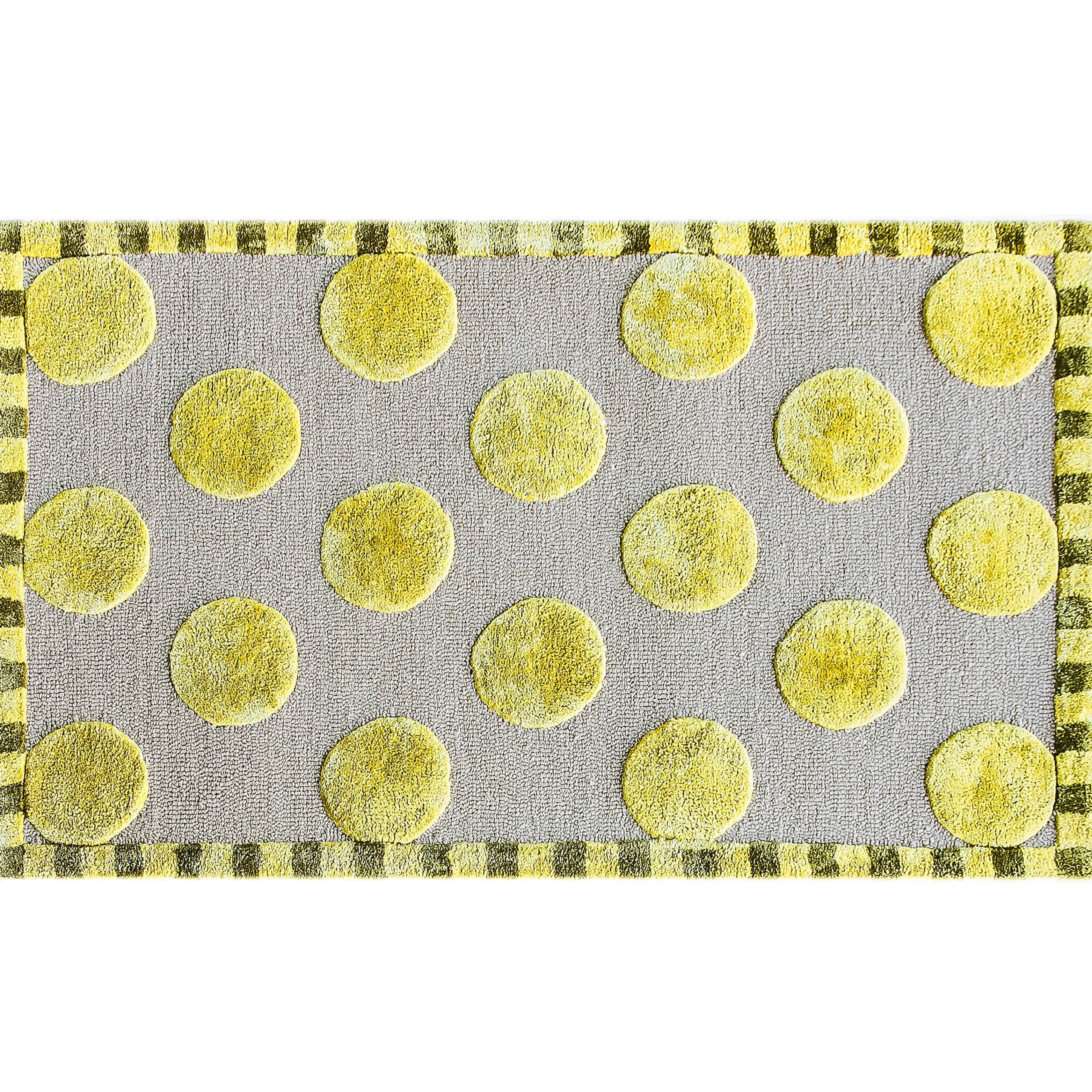 MacKenzie-Childs Macro Dot Chartreuse Rug - 2'3 x 3'9| Rugs