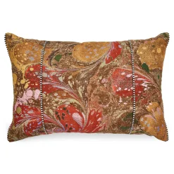 MacKenzie-Childs Marbleized Lumbar Pillow| Pillows, Throws, & Cushions