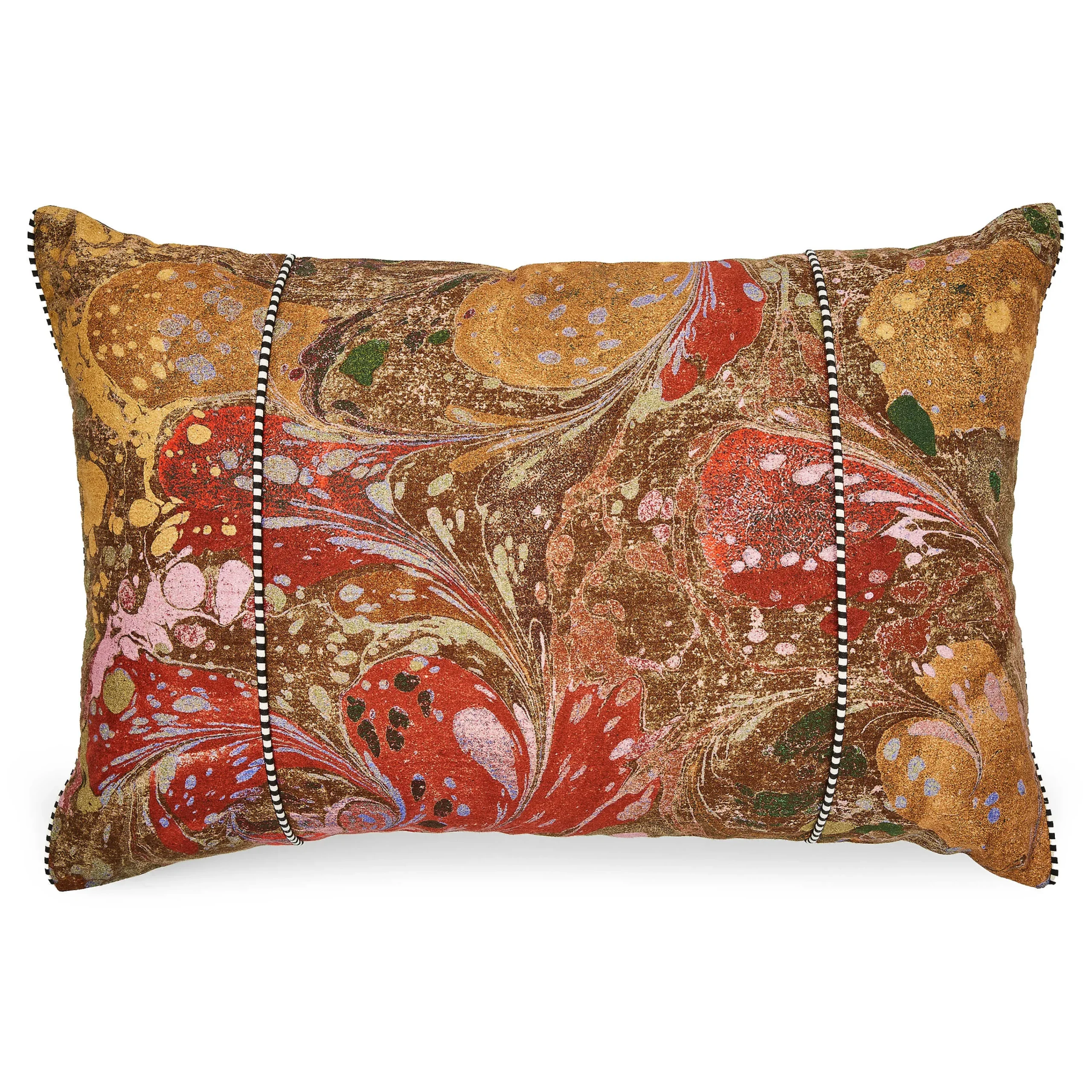 MacKenzie-Childs Marbleized Lumbar Pillow| Pillows, Throws, & Cushions