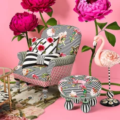 MacKenzie-Childs Marquee Bow Throw Pillow| Pillows, Throws, & Cushions
