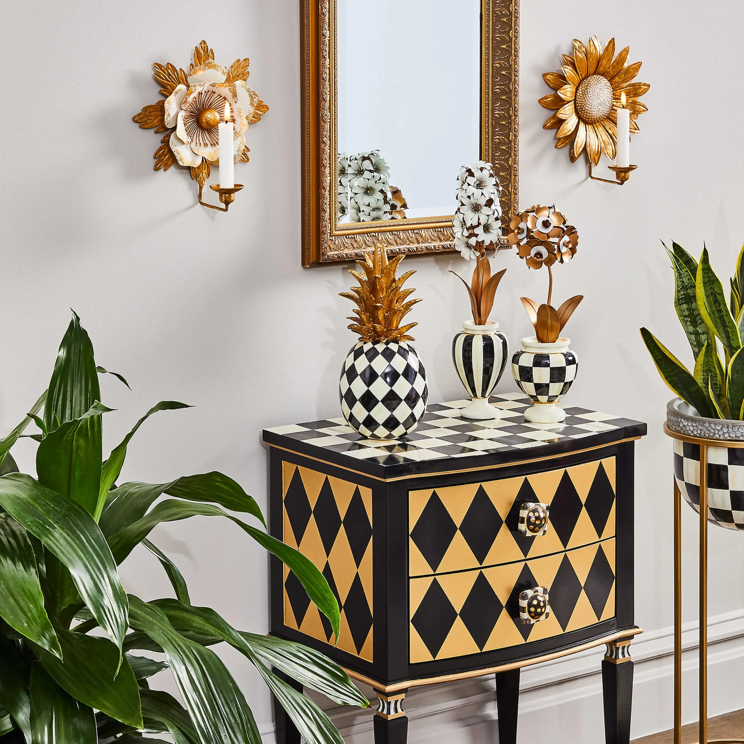 MacKenzie-Childs Masquerade Accent Chest| Storage Furniture