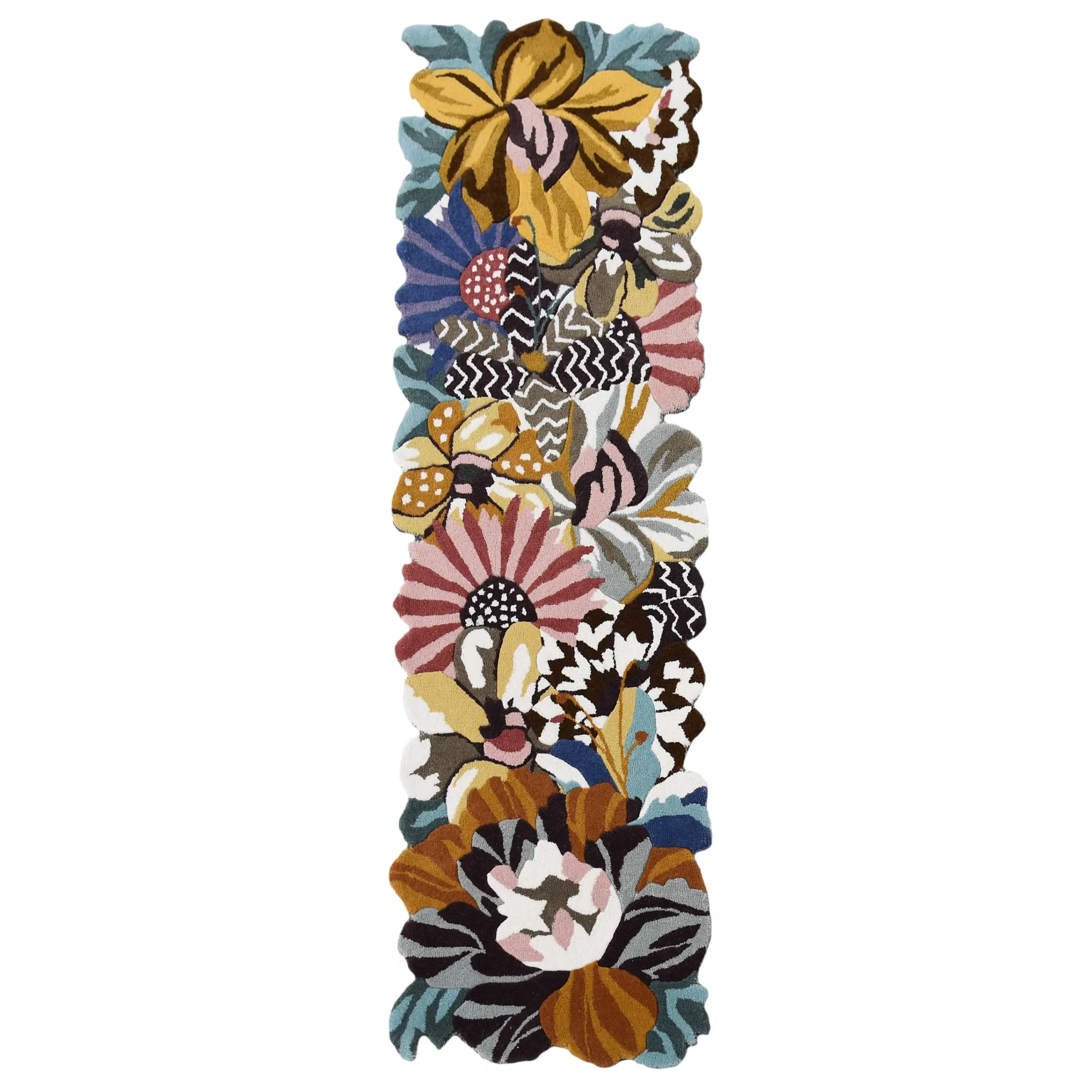MacKenzie-Childs Milano Floral 2'6 x 8' Runner Rug| Rugs