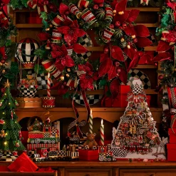 MacKenzie-Childs Mini Candy Cane Dinner Candles, Set of 6| Holiday|Candles & Fragrances
