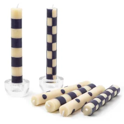 MacKenzie-Childs Mini Royal Dinner Candles, Set of 6| Candles & Fragrances|Table Accessories
