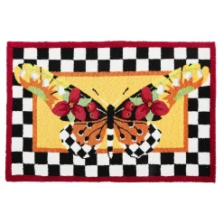 MacKenzie-Childs Monarch Butterfly 2' x 3' Rug| Rugs