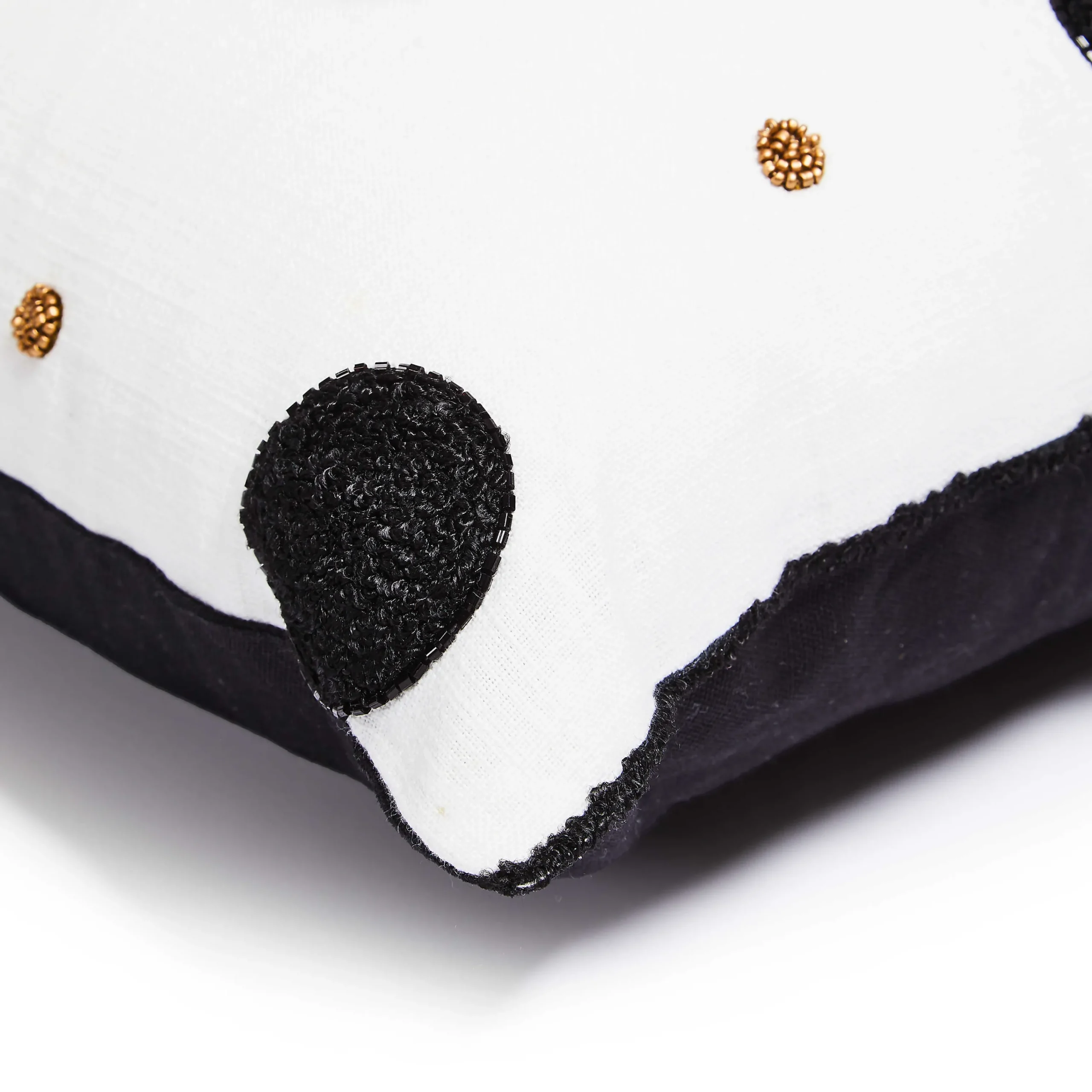 MacKenzie-Childs Monogram A Beaded Throw Pillow| Pillows, Throws, & Cushions