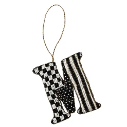 MacKenzie-Childs Monogram Beaded M Ornament| Holiday