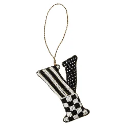 MacKenzie-Childs Monogram Beaded Y Ornament| Holiday