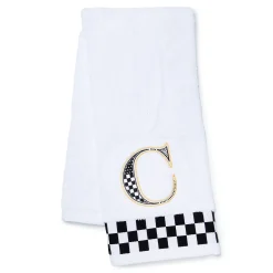 MacKenzie-Childs Monogram C Check Hand Towel| Bath & Bath Accessories