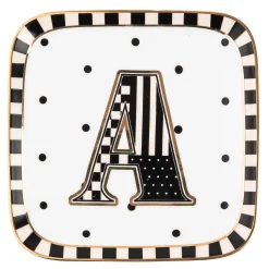 MacKenzie-Childs Monogram Dish - A| Dinnerware & Flatware