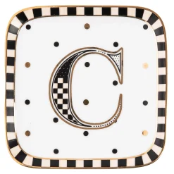 MacKenzie-Childs Monogram Dish - C| Dinnerware & Flatware